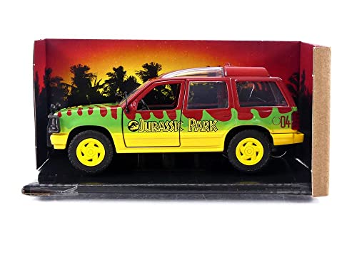 Jada Toys - for Explorer Jurassic Park - 1993-1/32, Green/Red