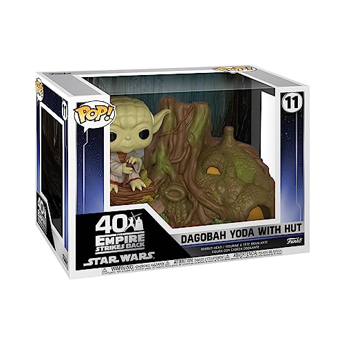 Funko Pop! Town: Star Wars - Yoda's Hut, Multicolor