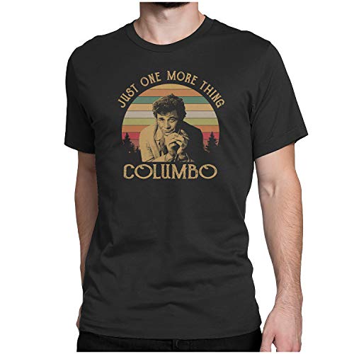 JUST ONE More Thing Columbo - Vintage Retro T-Shirt Mens/Black/L
