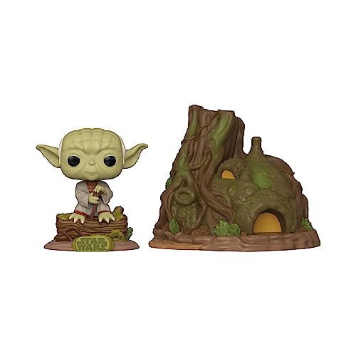Funko Pop! Town: Star Wars - Yoda's Hut, Multicolor