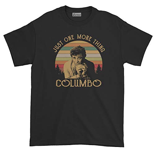 JUST ONE More Thing Columbo - Vintage Retro T-Shirt Mens/Black/L
