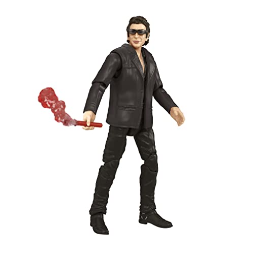 Mattel Jurassic World Toys Jurassic Park Hammond Collection Dr. Ian Malcolm Action Figure with Interchangeable Arms and Accessory, Gift and Collectible