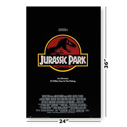 POSTER STOP ONLINE Jurassic Park - Movie Poster (Regular Style) (Size 24 x 36)