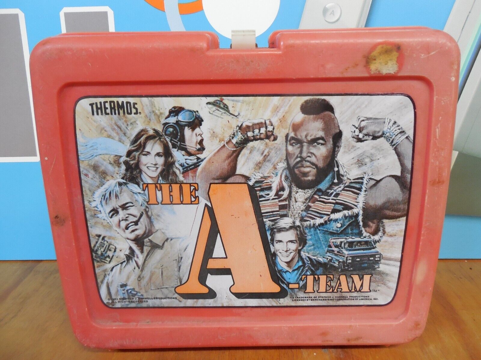 1983 The A-TEAM Vintage TV Lunch Box