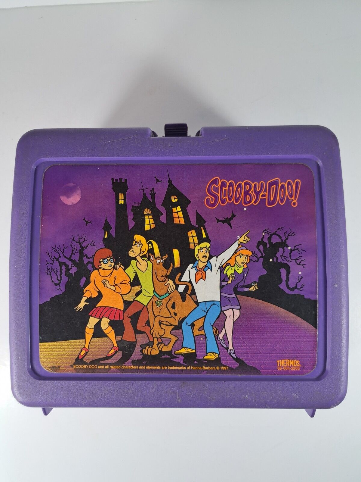1998 Purple Scooby-Doo Thermos Lunchbox Collection
