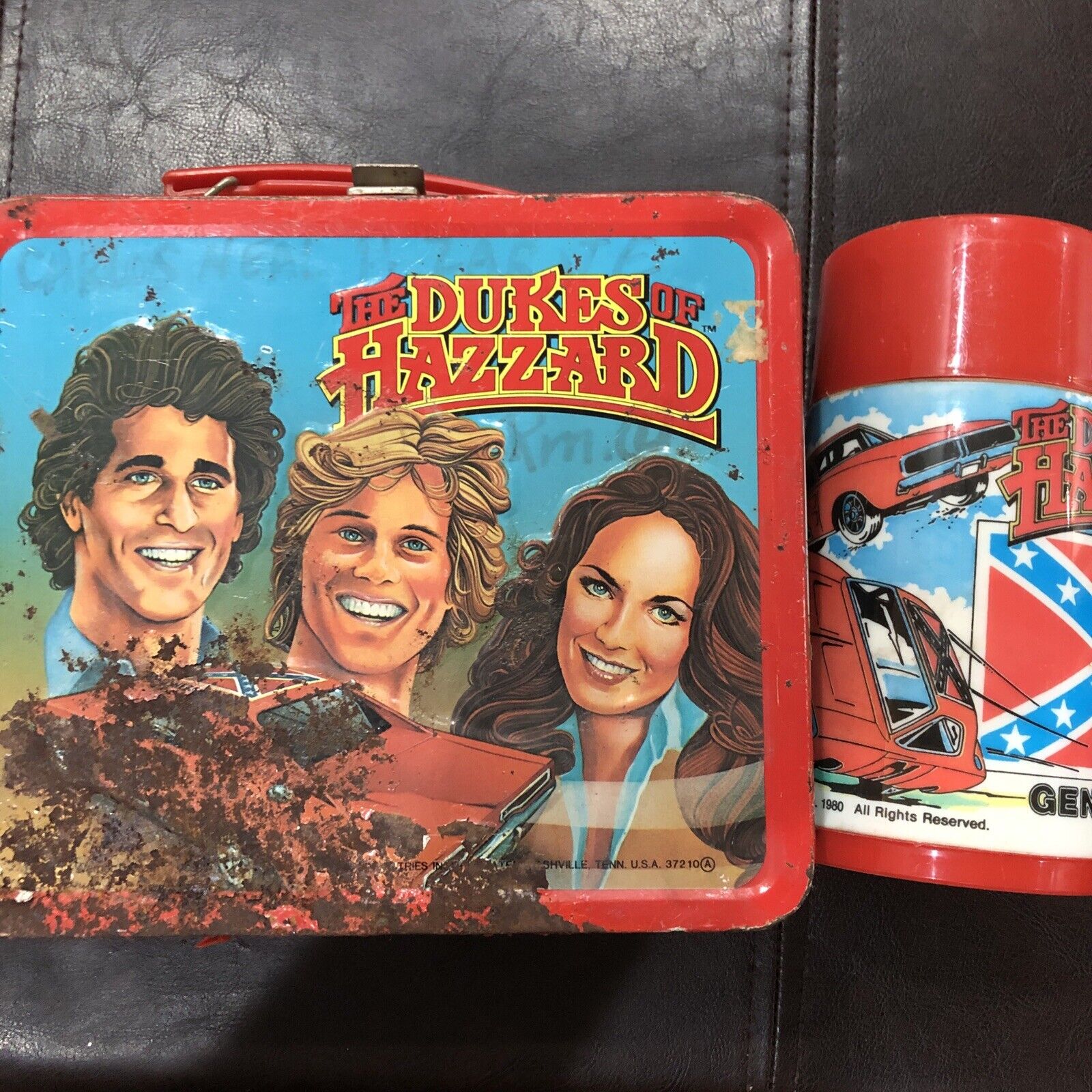 1980 Dukes of Hazzard Lunchbox with Thermos