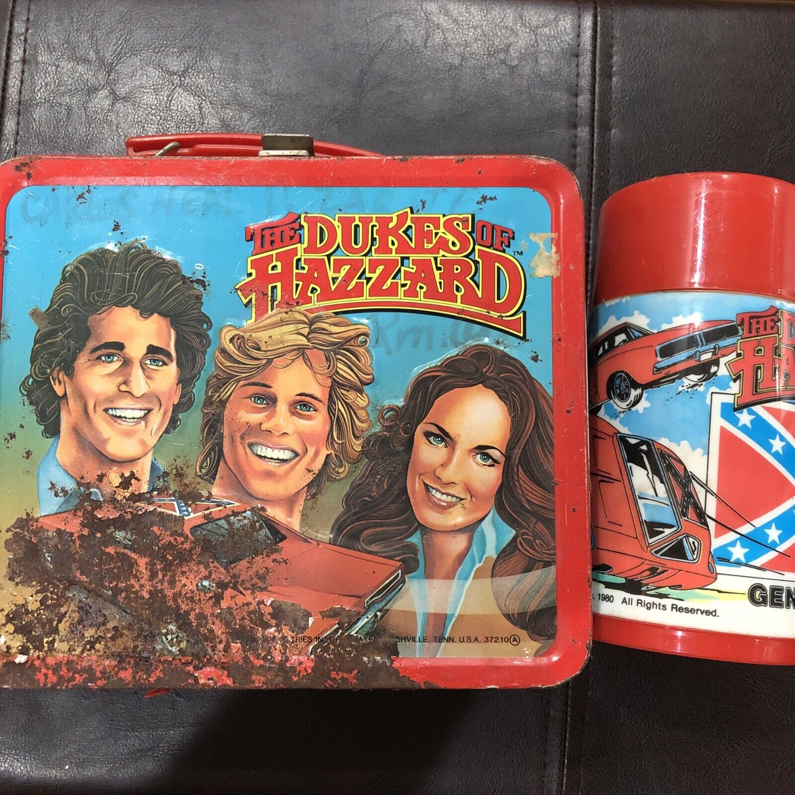 1980 Dukes of Hazzard Lunchbox with Thermos