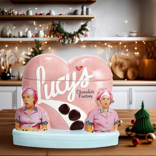 Kurt Adler I Love Lucy Chocolate Factory Cookie Jar