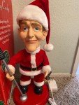 🐞 VTG 2002 BING CROSBY Santa Claus GEMMY Pop Culture Singing Animated Figure