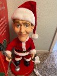 🐞 VTG 2002 BING CROSBY Santa Claus GEMMY Pop Culture Singing Animated Figure
