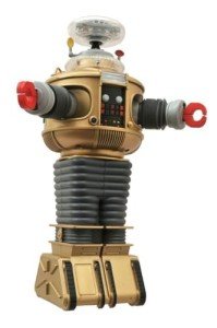 Lost In Space Electronic Lights & Sounds B9 Robot Golden Boy Edition