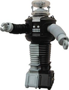 Diamond Select Toys Lost in Space: B9 Electronic Robot Anti-Matter Version Action Figure