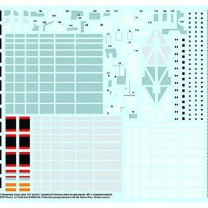 AMT Space: 1999 22" Eagle Transporter Paneling Decals,MKA051