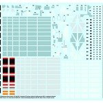 AMT Space: 1999 22" Eagle Transporter Paneling Decals,MKA051