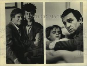 1985 Press Photo Cast in scenes from CBS's "Twilight Zone." - nop64385