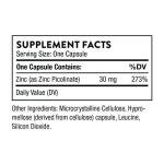 Thorne Zinc Picolinate 30 mg - 60 Capsules