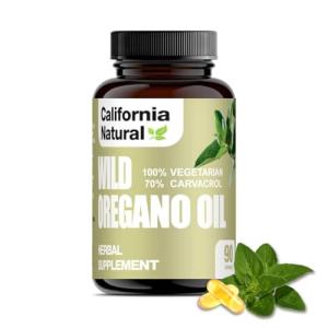 Wild Oregano Oil Veggie Capsules for Gut Health