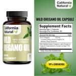 Wild Oregano Oil Veggie Capsules for Gut Health