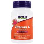 NOW Foods Vitamin A 25000 IU Softgels 100 Count