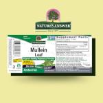 Nature's Answer Mullein Leaf Extract for Lungs