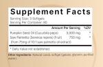 NatureBell Pumpkin Seed Oil with Saw Palmetto 240 Softgels