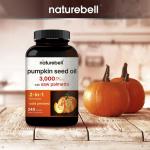 NatureBell Pumpkin Seed Oil with Saw Palmetto 240 Softgels