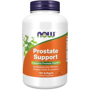 NOW Foods Prostate Support with Saw Palmetto, 180 Softgels