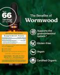 Organic Wormwood Extract for Digestive Support - 1 oz