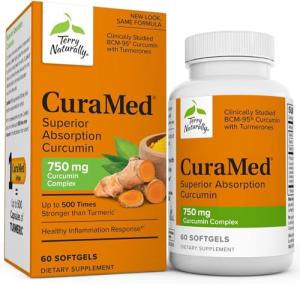 CuraMed 750 mg Curcumin Softgels - 60 Count
