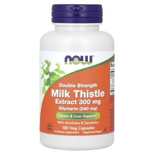 NOW Foods Double Strength Silymarin Milk Thistle 300 mg