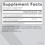 Vegan D3 10,000 IU with K2 Softgels