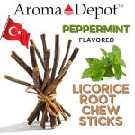 Peppermint Licorice Root Chew Sticks - 4 oz