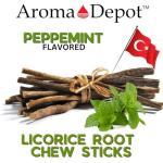 Peppermint Licorice Root Chew Sticks - 4 oz