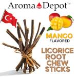 Mango Licorice Root Chew Sticks for Health
