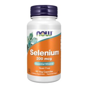 NOW Foods Selenium 200 mcg, 90 Veg Capsules