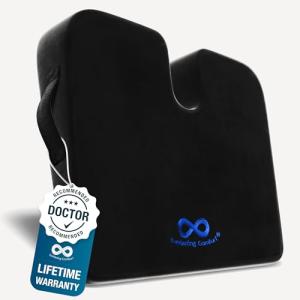 Comfort Memory Foam Seat Cushion for Prostate Health