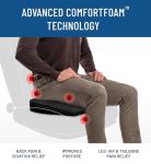 Comfort Memory Foam Seat Cushion for Prostate Health