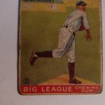1933 Goudey Bill Dickey Yankees Rookie Card