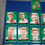 1988 Black Sox Buck Weaver & Kenesaw Landis Card