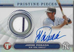 2024 Topps Pristine Jorge Posada Auto Card