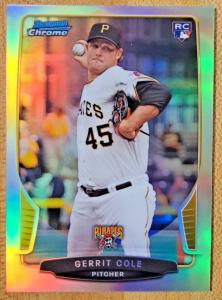 2013 Gerrit Cole Bowman Draft Chrome Rookie Card