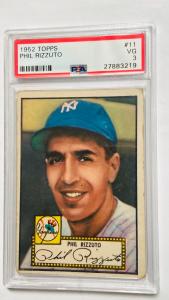 1952 Topps Phil Rizzuto Yankees Card PSA 3