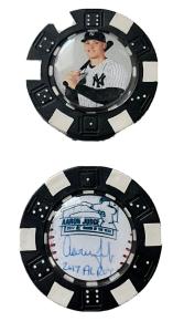 Aaron Judge Signed New York Yankees Ball Marker