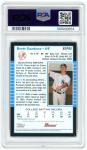 Brett Gardner 2005 Bowman Rookie Card PSA 10 Auto
