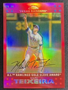 Mark Teixeira 2007 Topps Chrome Red Refractor #264