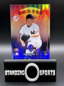 1997 Donruss Greg Maddux David Cone Refractor Card