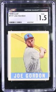 1948-49 Leaf Joe Gordon Rookie Card #117