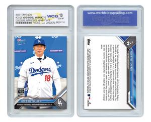 2023 Topps Now Yoshinobu Yamamoto Dodgers Rookie Card