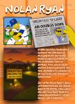 Nolan Ryan Simpsons Shelbyville Softball Trading Card