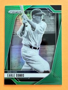 Earle Combs 2025 Panini Prizm Green #276 Yankees